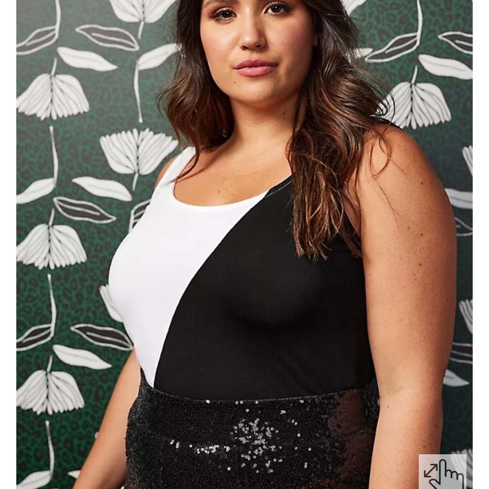 NWT Torrid 3X Super Soft Colorblock Tank